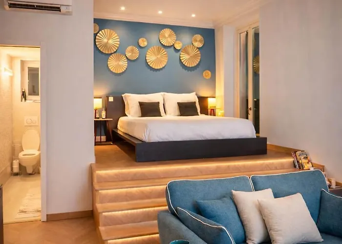 Nid D'amour # Vue - Et Port A Pied - Evasion De Reve Lägenhet Cannes
